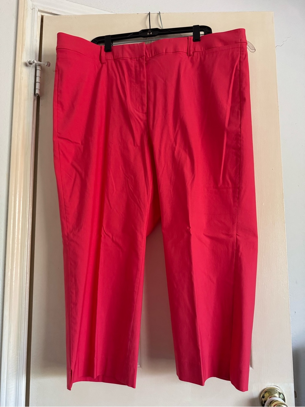 Women’s Lane Bryant Bright Pink Slim Capri